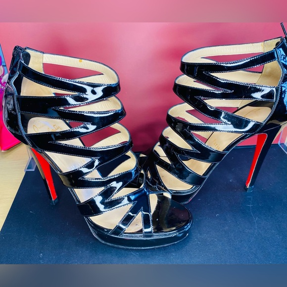 Christian Louboutin Fernando 120 Caged Sandals - Picture 11 of 17